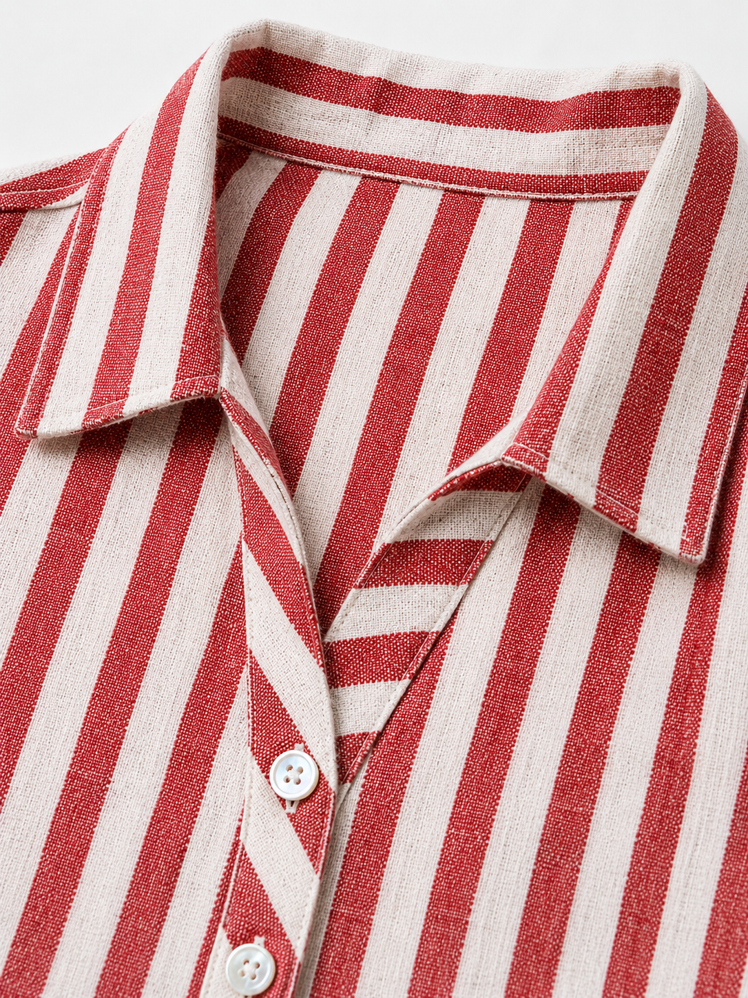 Cherry Red Stripe Shirt