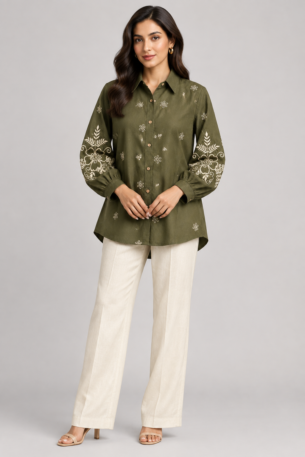 Embroidered shirts for women, ladies shirt, everyday shirts