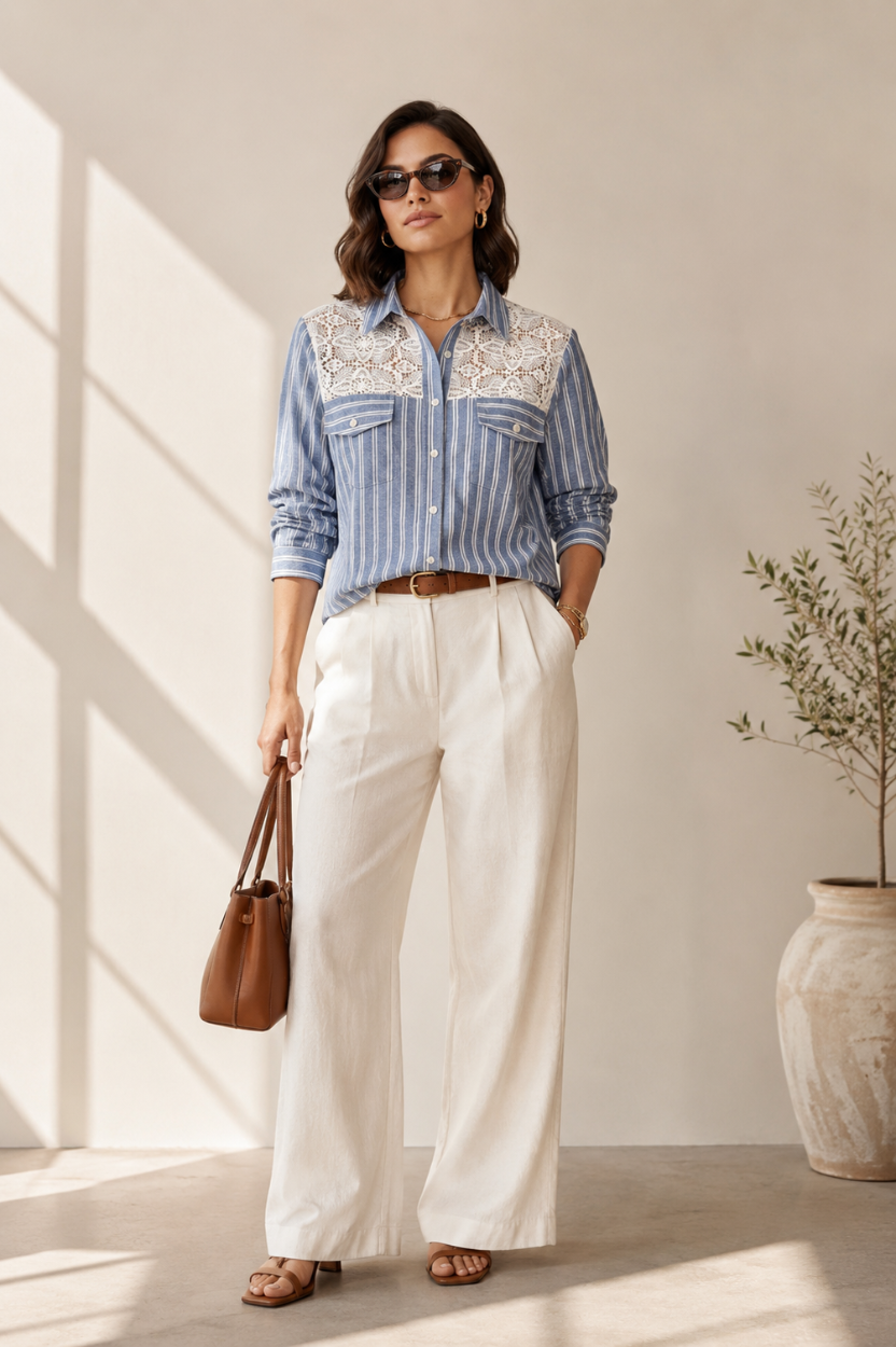 Striped Shirts for Women I Women's Stripe Shirts I Ineff