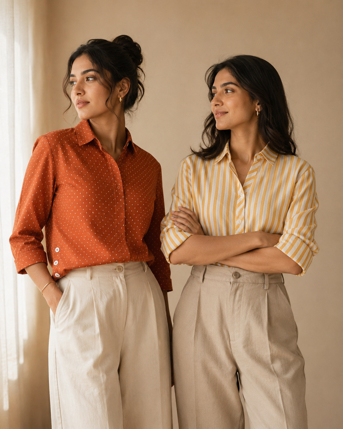 Cotton Shirts for Women I Women's Cotton Shirts I Ineff