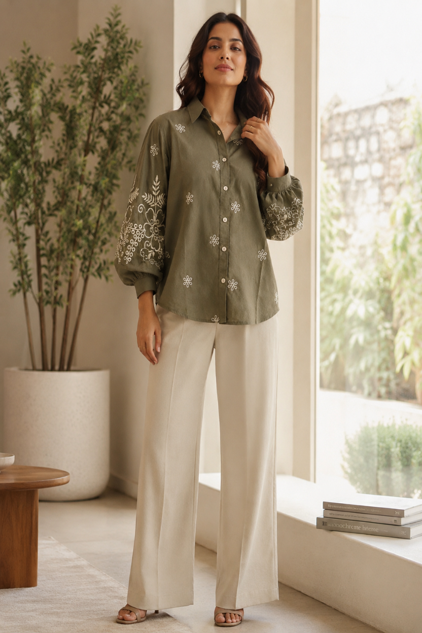 Embroidered shirts for Women. Everyday Shirts Ladies shirts