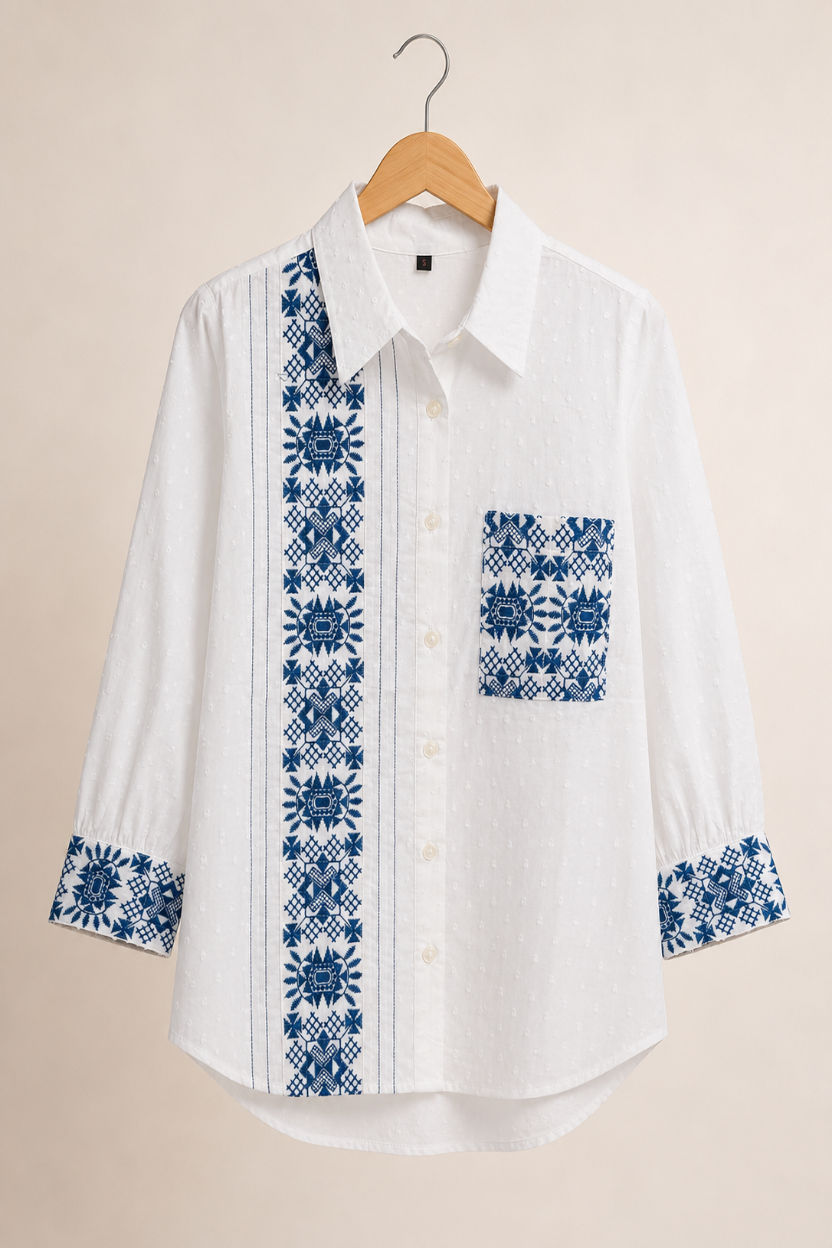 White Indigo Heritage Shirt