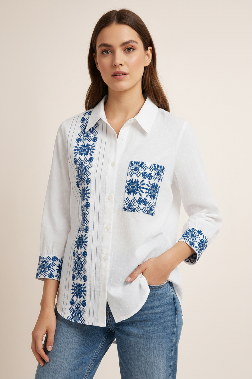 White Indigo Heritage Shirt