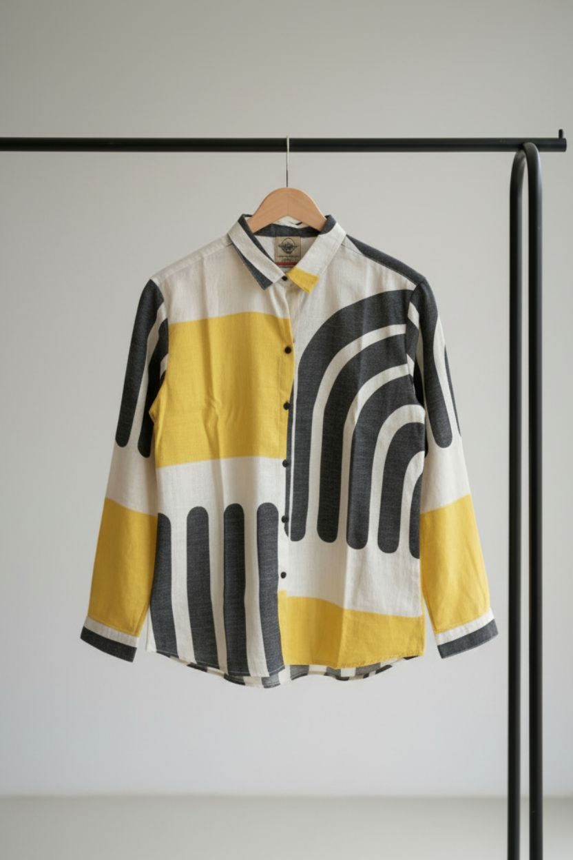 Monochrome Linen Shirt